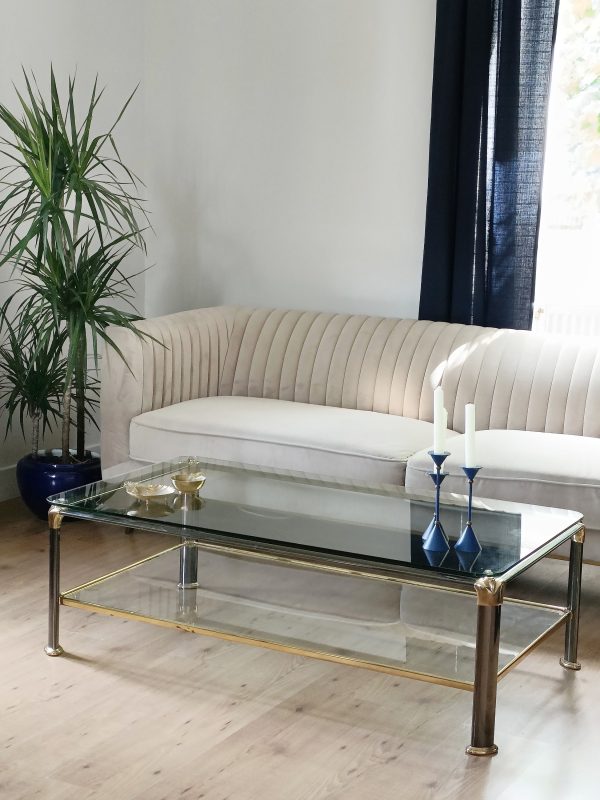Table basse en verre années 70-80 – Image 2
