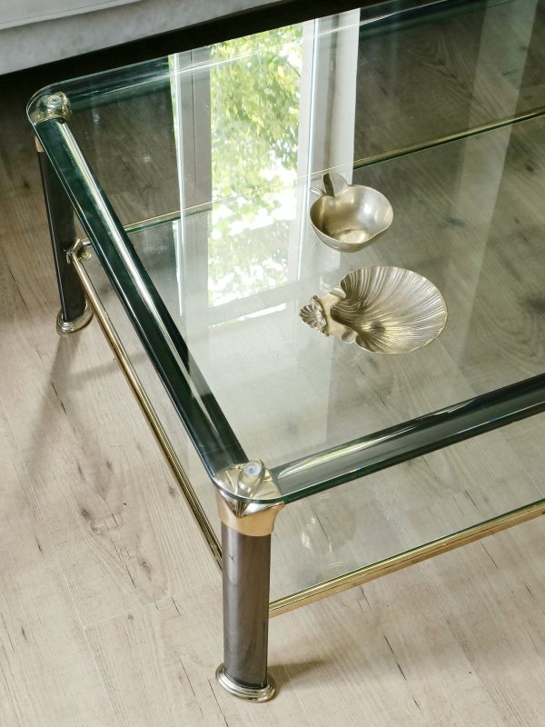 Table basse en verre années 70-80 – Image 3