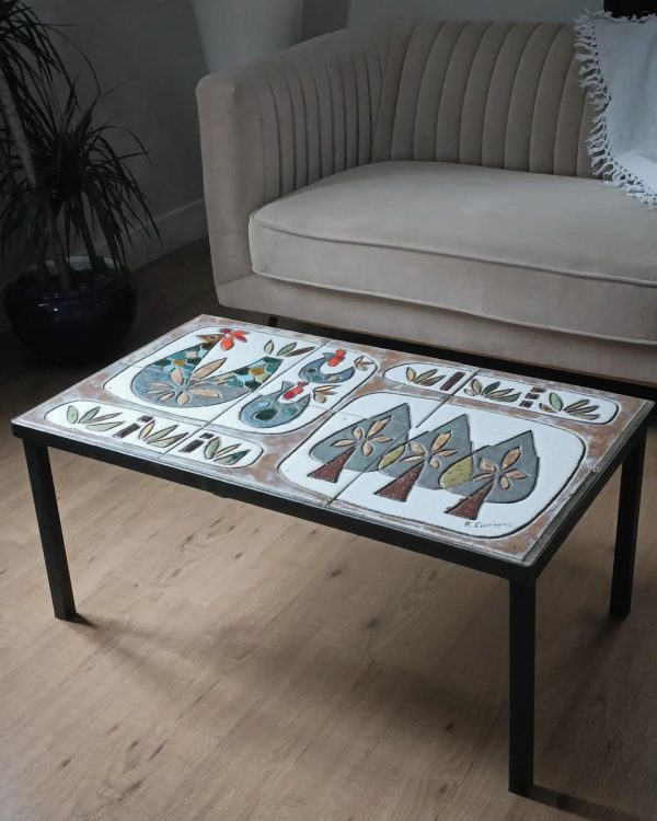 Table basse céramique par Raymond Corroyez – Image 3