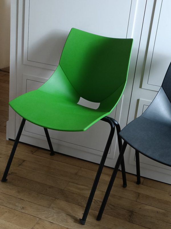 Série de 4 chaises vintage Shell – Image 7