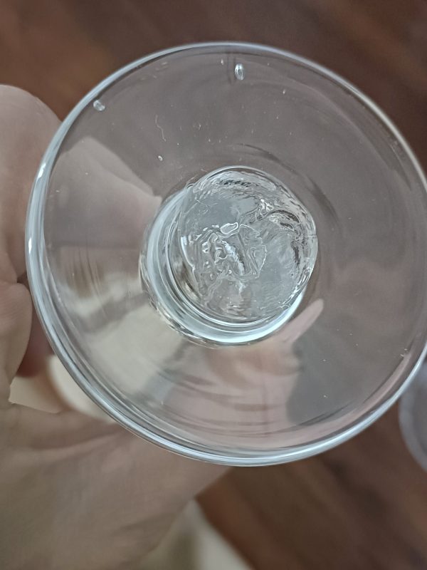 Service de 6 flûtes à champagne en verre craquelé – Image 5