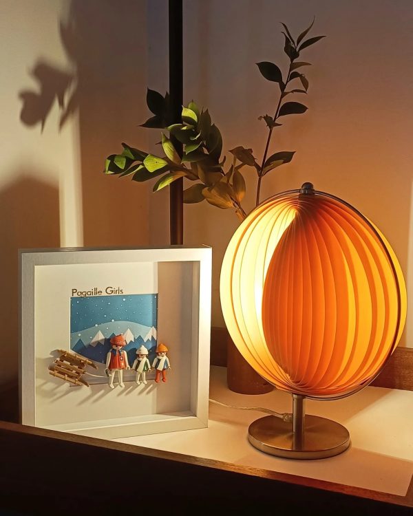 Lampe "Moon" Keria Design, années 80
