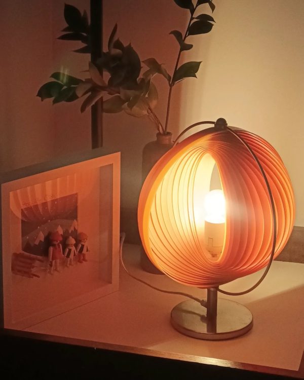 Lampe "Moon" Keria Design, années 80 – Image 4