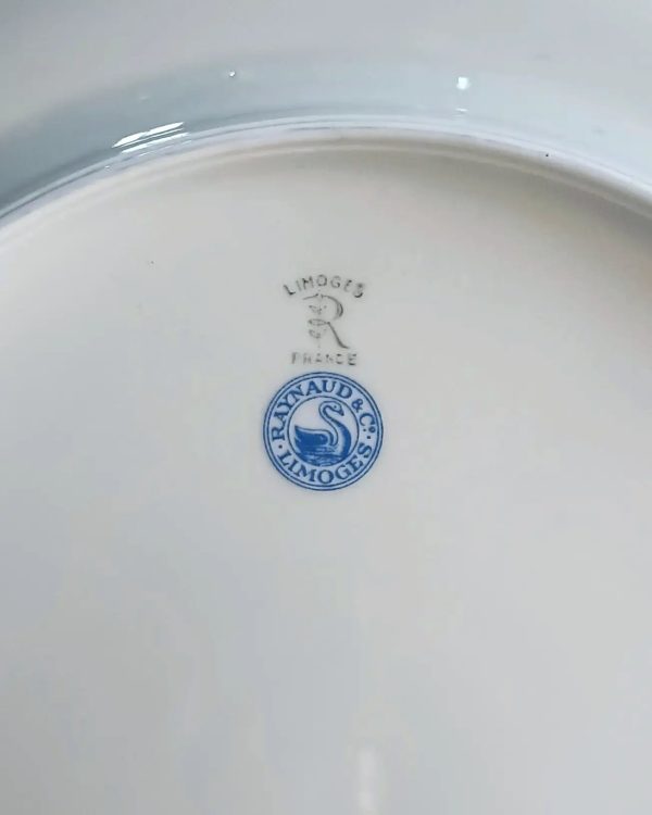 Assiettes plates porcelaine Raynaud – Image 3
