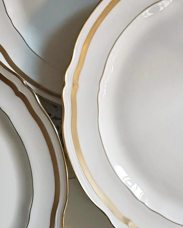 Assiettes plates porcelaine Raynaud – Image 2