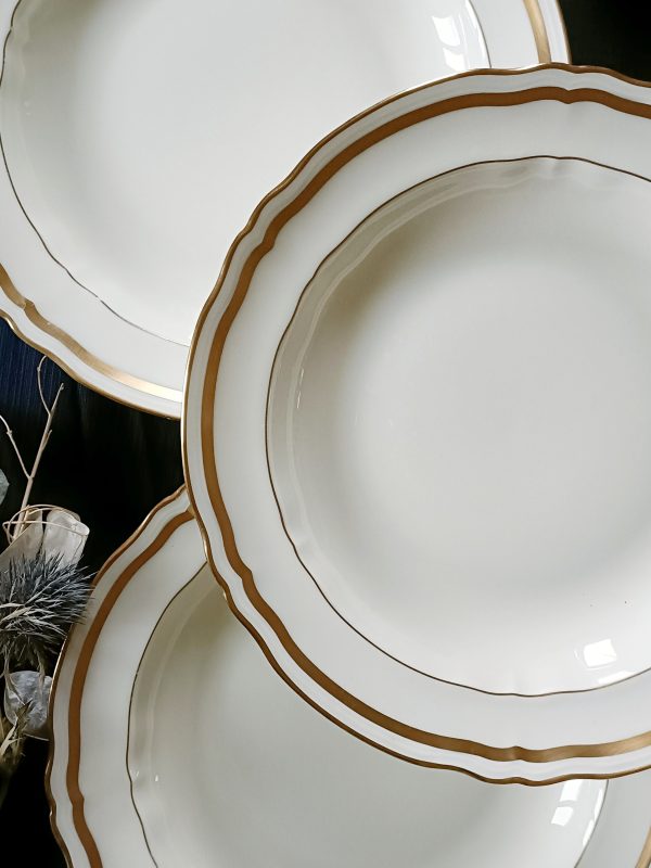Set de 6 assiettes creuses en porcelaine Raynaud – Image 3