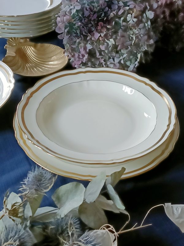 Assiettes plates porcelaine Raynaud – Image 5