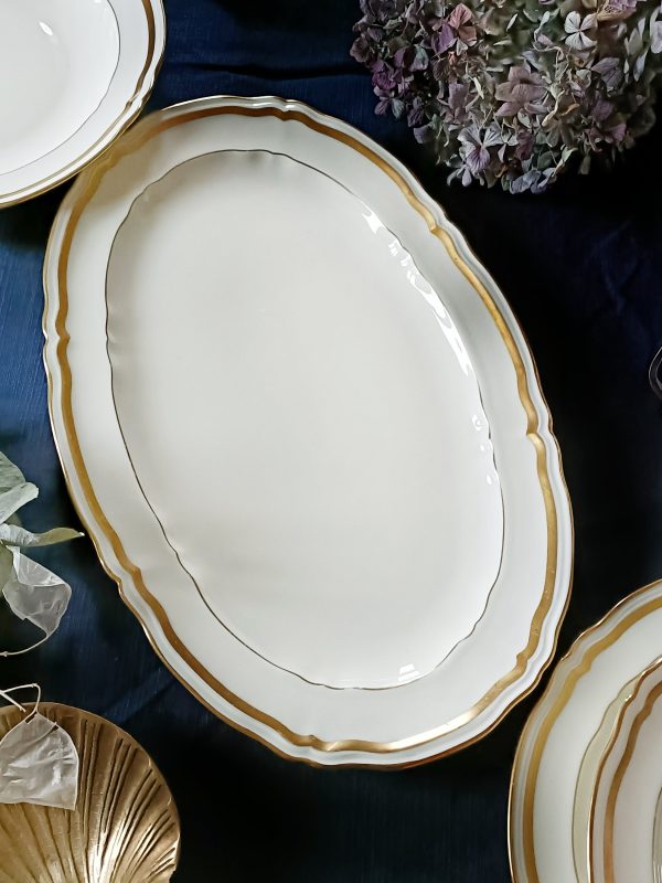 Plat ovale porcelaine Raynaud