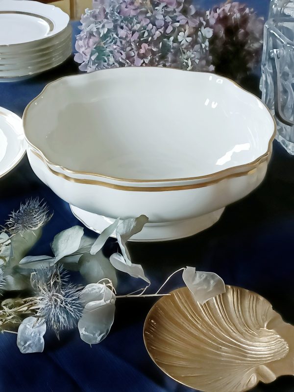 Saladier en porcelaine de Limoges Raynaud