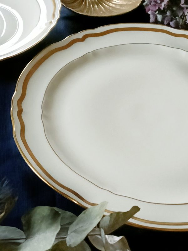 Plat rond porcelaine Raynaud – Image 3