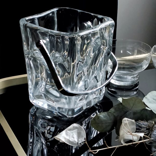 Ancien seau à glaçons en cristal de Sèvres