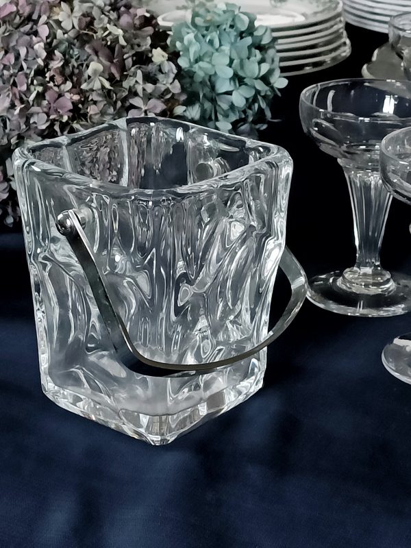 Ancien seau à glaçons en cristal de Sèvres – Image 4