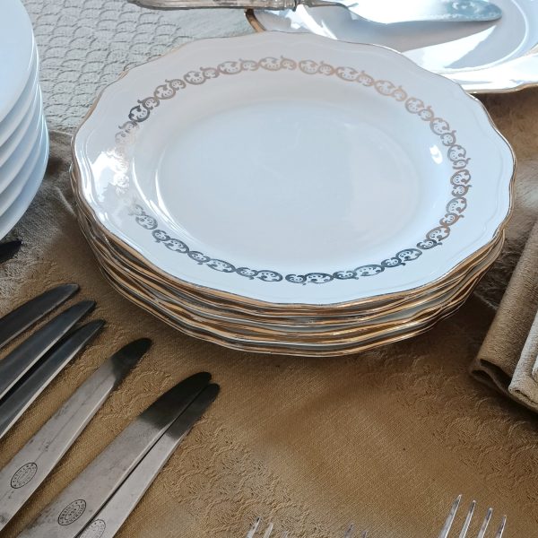 Set de 6 assiettes plates L'Amandinoise