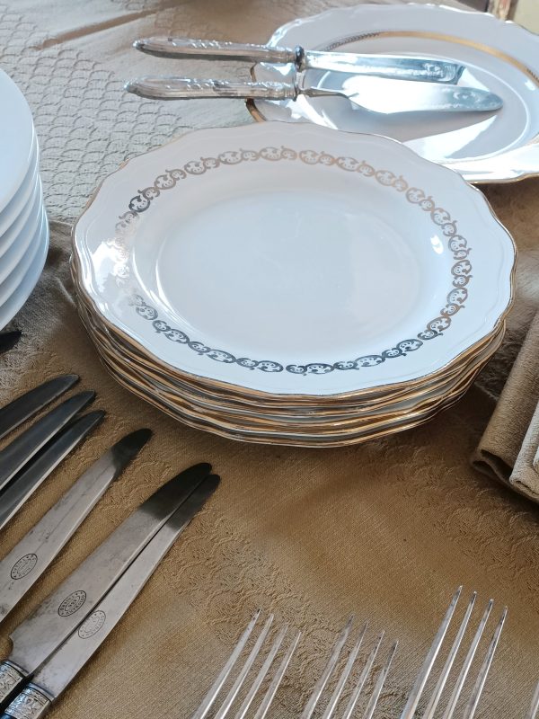 Set de 6 assiettes plates L'Amandinoise