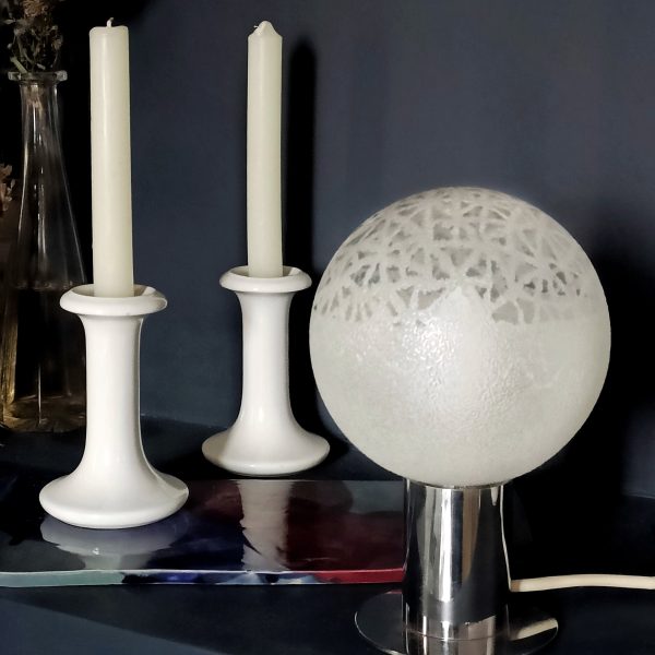 Lampe à poser " boule de Neige"