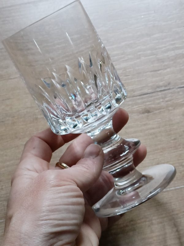 6 verres à vin en cristal de Bayel – Image 2