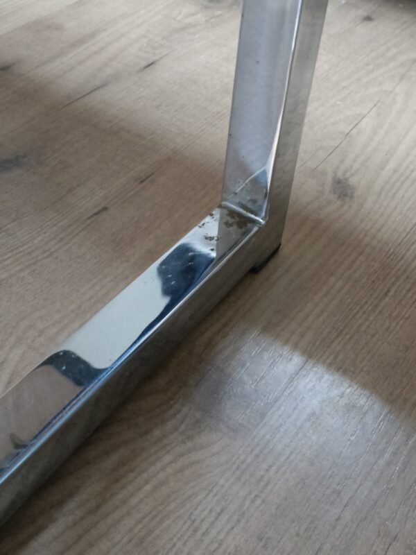 Table basse chrome et céramique "BELARTI" – Image 5