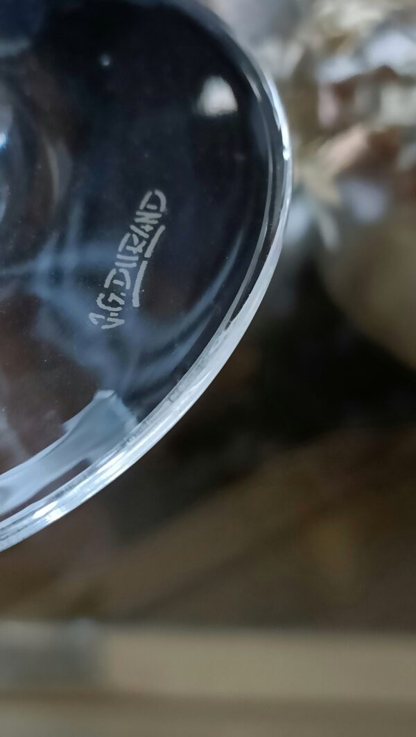 Set de 6 verres à vin JG Durand en cristal – Image 4