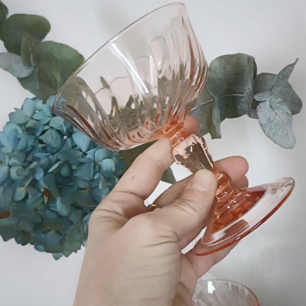 Set de 6 coupes à champagne Rosaline en verre