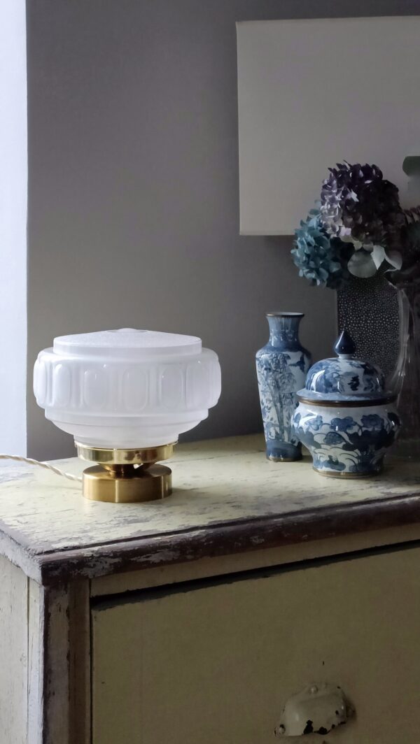 Lampe à poser globe XL blanc