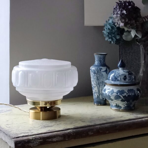 Lampe à poser globe XL blanc