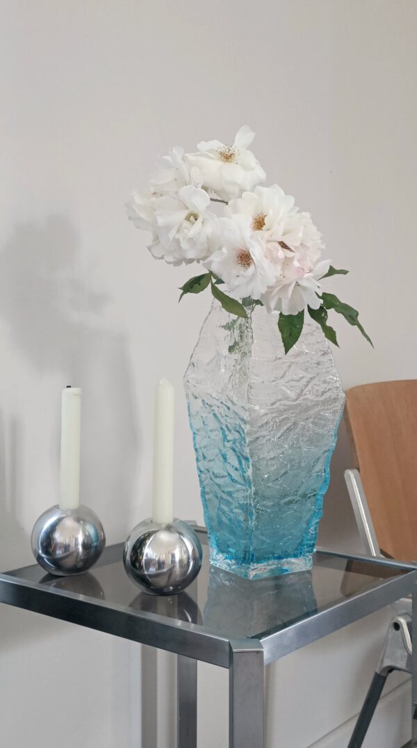 Vase vintage asymétrique années 70