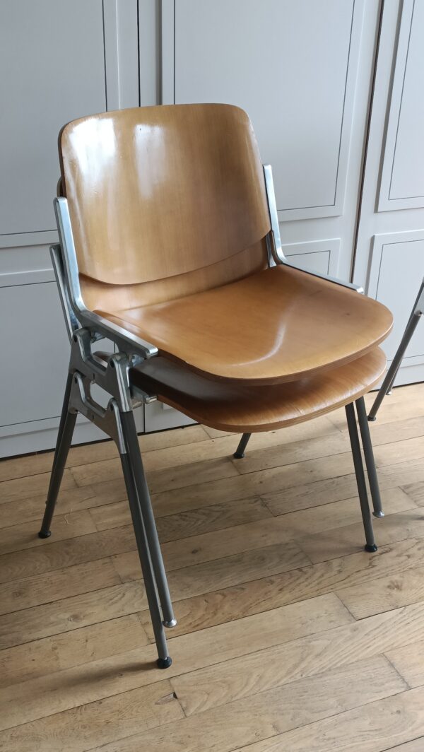 Lot de 4 chaises DSC 106 Giancarlo Pirretti – Image 3