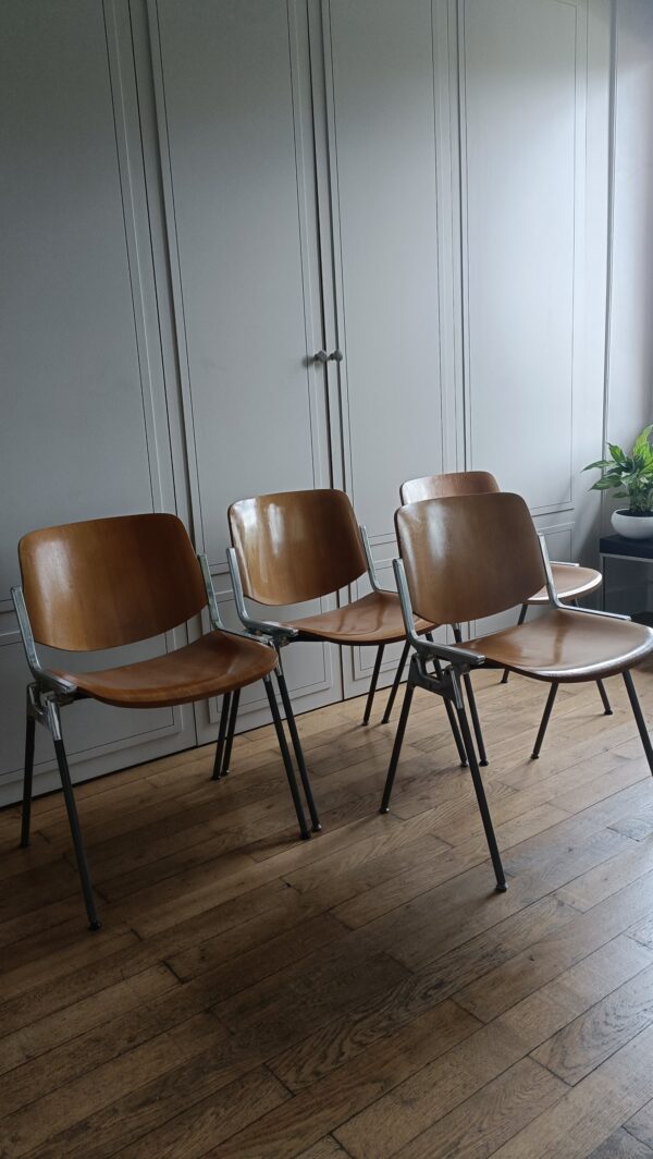 Lot de 4 chaises DSC 106 Giancarlo Pirretti – Image 2