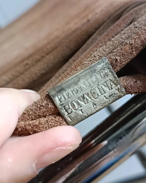 Duo de tabourets italiens en cuir, modèle Miss B par Tito Agnoli – Image 6