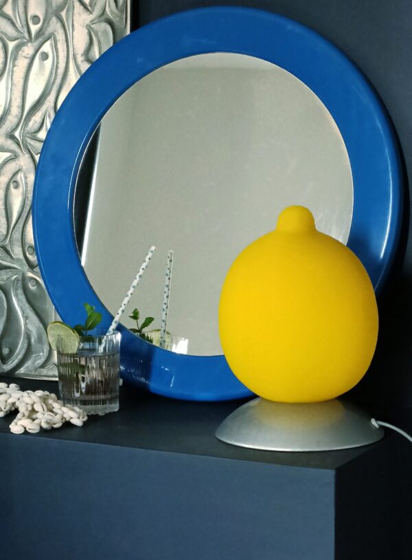Lampe citron années 80