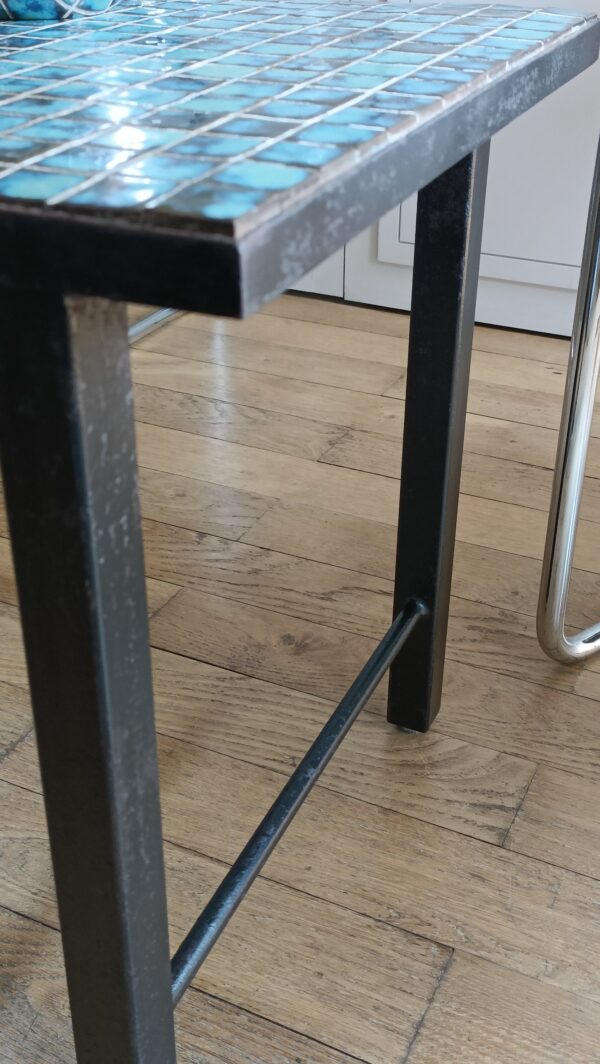 Table basse vintage mosaïque – Image 6