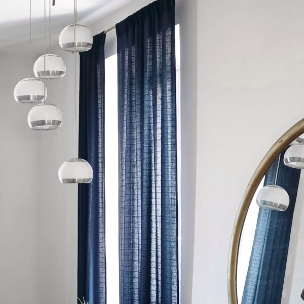 Réservé Laurence - Lustre cascade 5 feux Stilux Italy