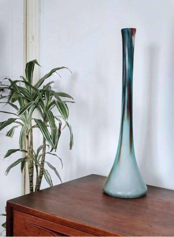 Grand soliflore en pâte de verre – Image 4