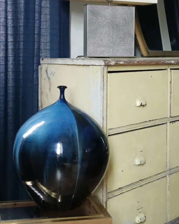 Très grand céramique émaillée vintage – Image 7