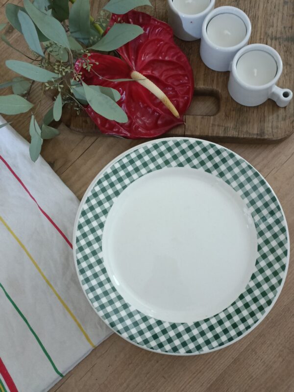 Lot de 6 assiettes à dessert Vichy – Image 5