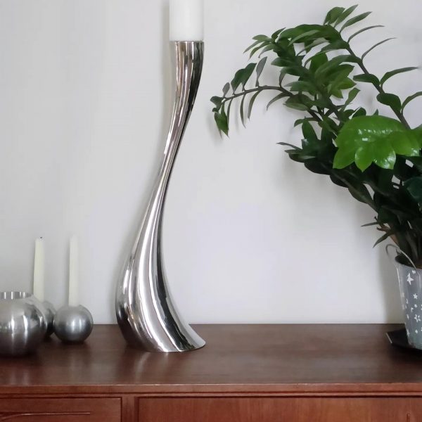 (Réservé Lena) Très grand bougeoir de sol Georg Jensen