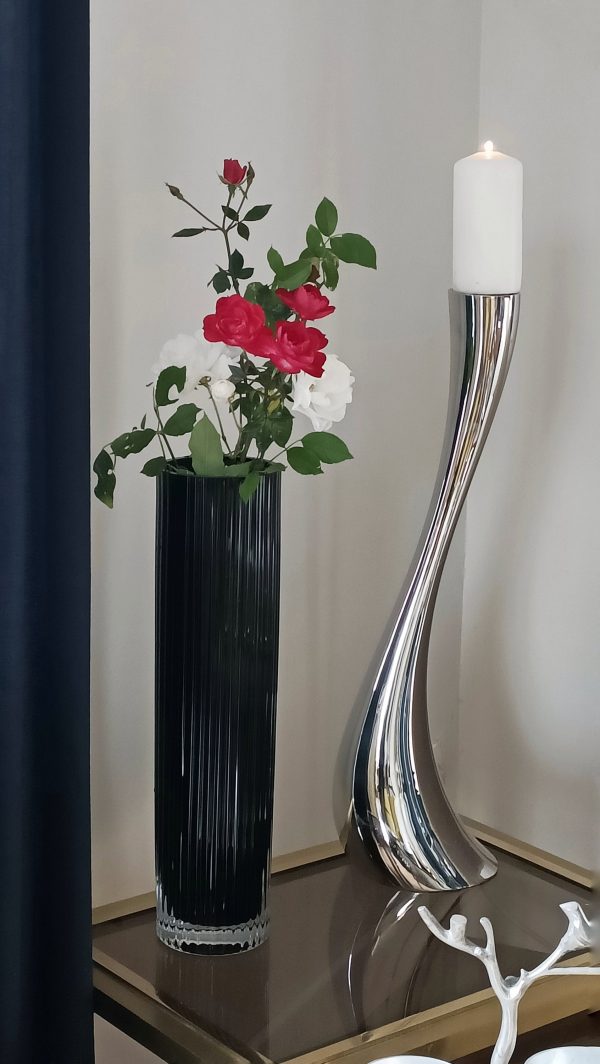 (Réservé Lena) Très grand bougeoir de sol Georg Jensen – Image 2