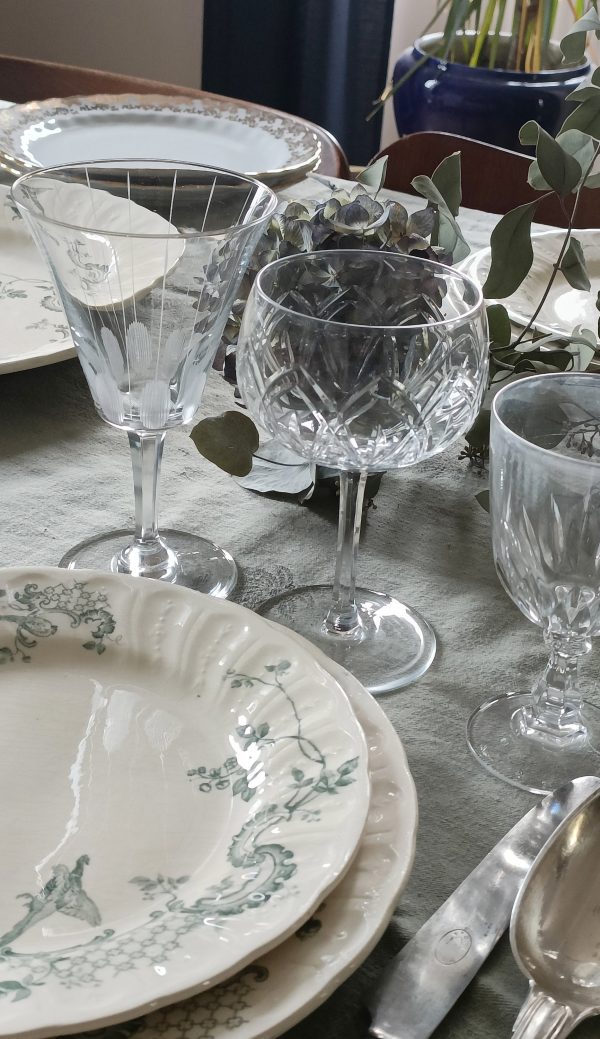 Ensemble de 6 verres à vin vintage – Image 4