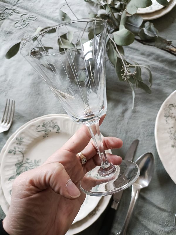 Ensemble de 6 verres à vin vintage – Image 2