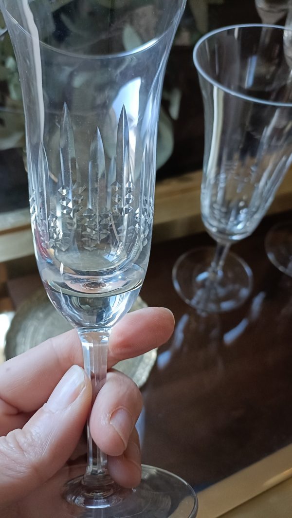 Ensemble de 6 flûtes prestige en cristal – Image 3