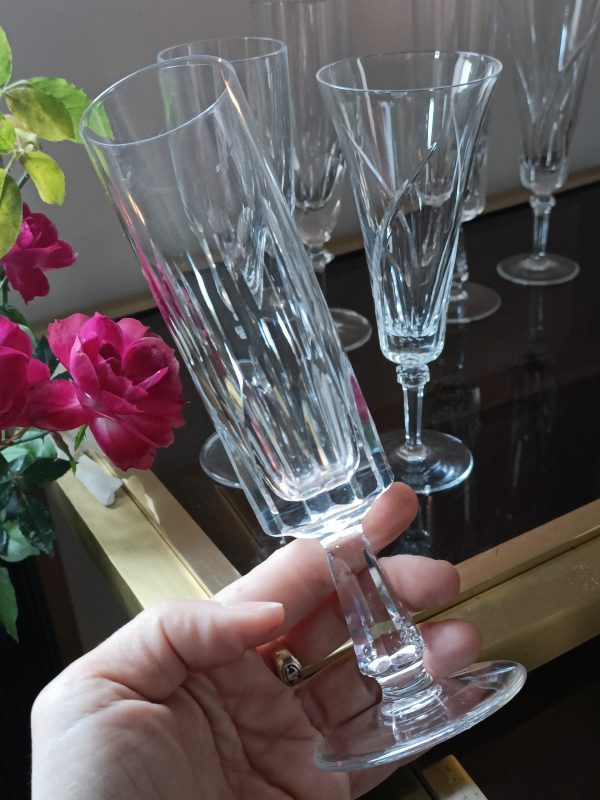 Ensemble de 6 prestigieuses flûtes à champagne en cristal – Image 7