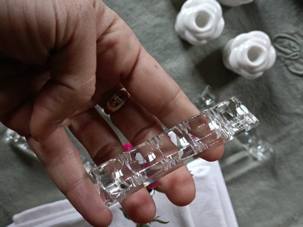 Ensemble de 6 porte-couteaux en cristal – Image 3