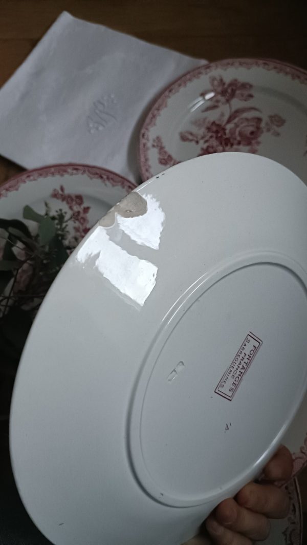 Service de 6 assiettes plates Fontanges – Image 6