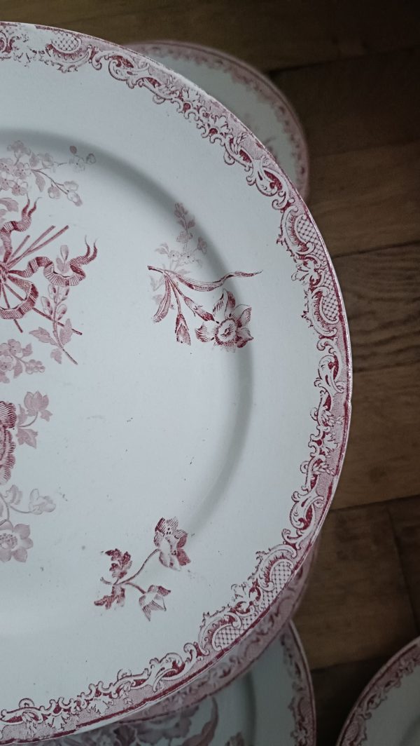 Service de 6 assiettes plates Fontanges – Image 7
