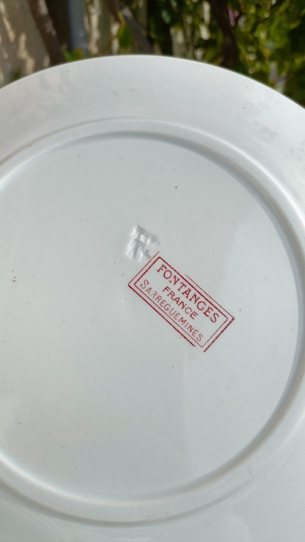 Service de 6 assiettes plates Fontanges – Image 5