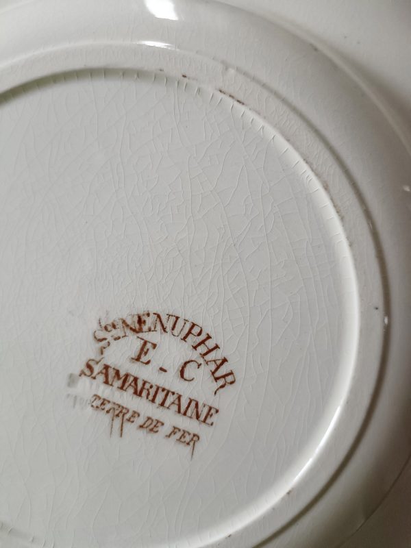Ensemble de 6 assiettes creuses Terre de fer chocolat – Image 7