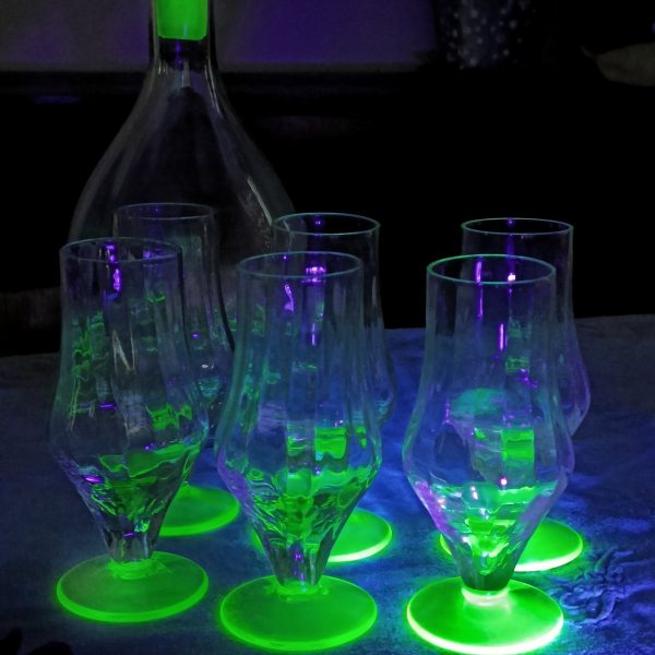 Flûtes à champagne en ouraline