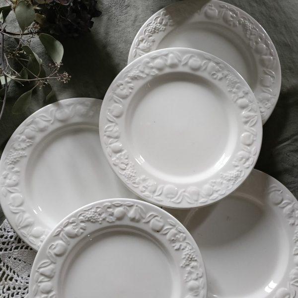 Ensemble de 7 assiettes à dessert italien - Années 80