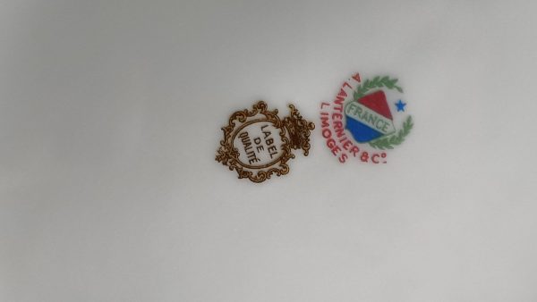 Set de 6 assiettes plates or de prestige – Image 4