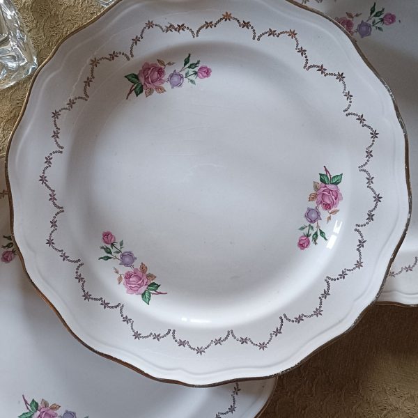 Set de 6 assiettes plates L'Amandinoise